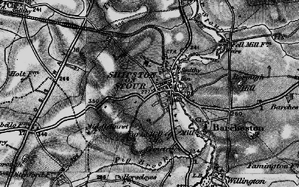 Old map of Shipston-on-Stour in 1898