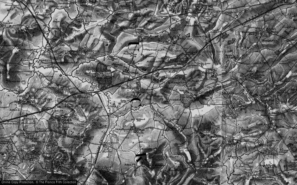 Old Map of Shipton, 1896 in 1896