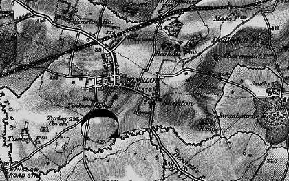 Old map of Shipton in 1896