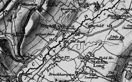 Old map of Shipton in 1899