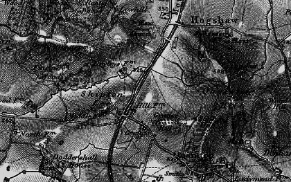 Old map of Bernwood Jubilee Way in 1896