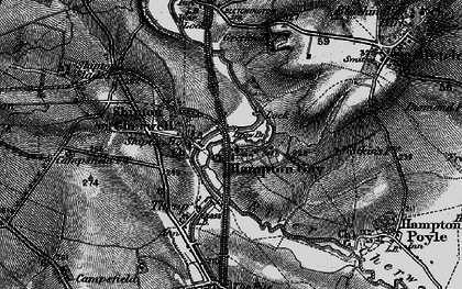 Old map of Shipton-on-Cherwell in 1896