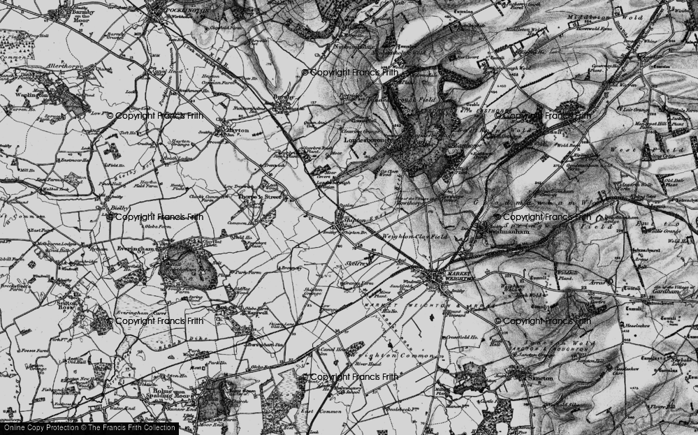 Old Map of Shiptonthorpe, 1898 in 1898