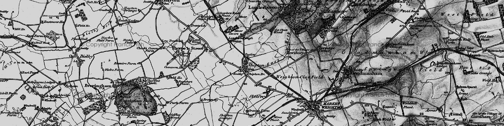 Old map of Shiptonthorpe in 1898