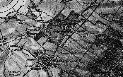 Old map of Shirburn in 1895