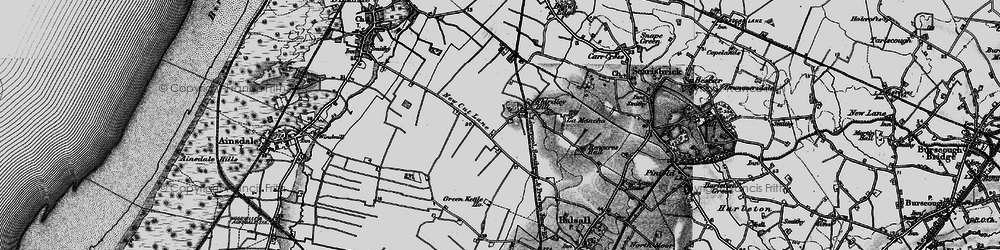 Old map of Shirdley Hill in 1896