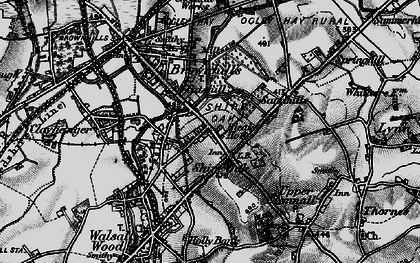 Old map of Shire Oak in 1899