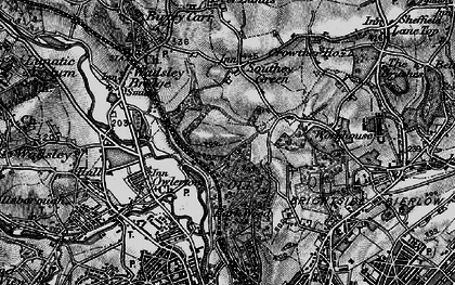 Old map of Shirecliffe in 1896