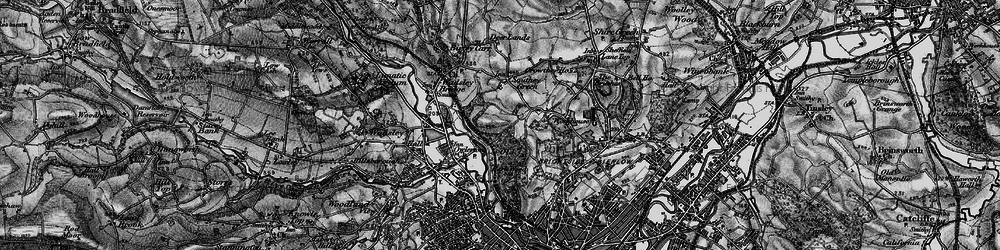 Old map of Shirecliffe in 1896