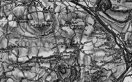 Old map of Shiregreen in 1896