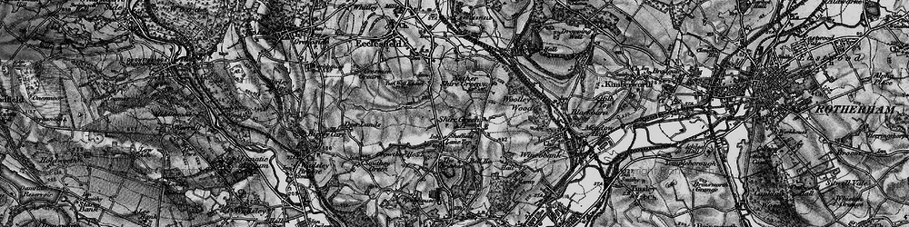 Old map of Shiregreen in 1896