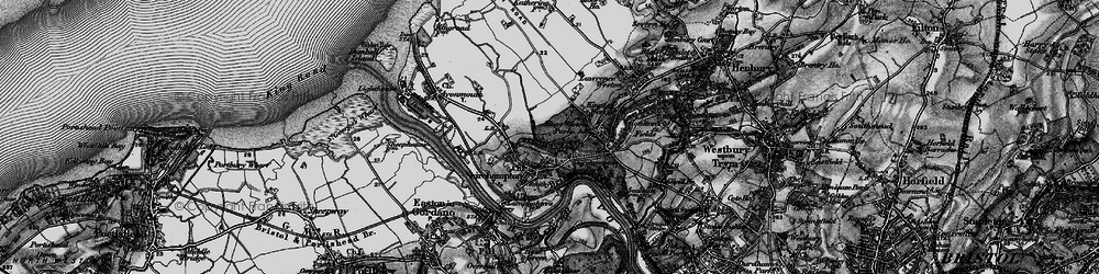 Old map of Shirehampton in 1898