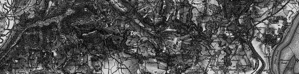 Old map of Shirenewton in 1897