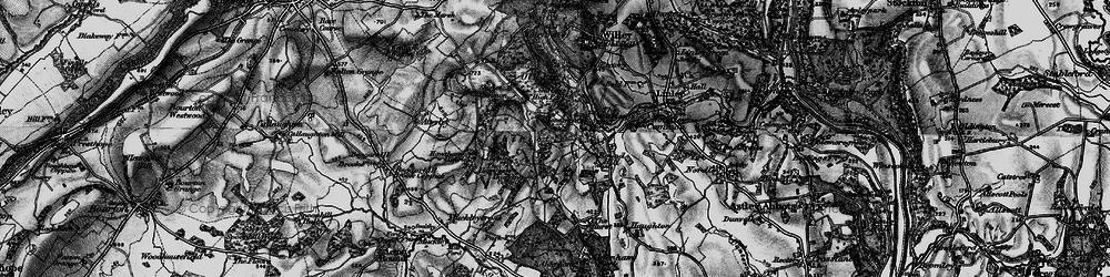 Old map of Shirlett in 1899