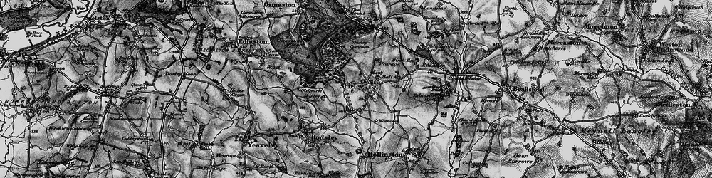 Old map of Shirley in 1897