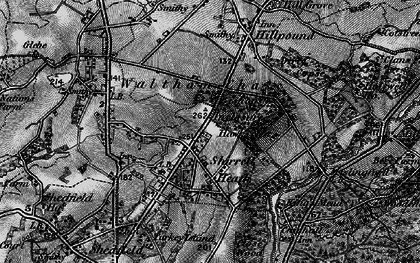 Old map of Shirrell Heath in 1895