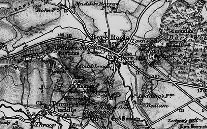 Old map of Shitterton in 1898