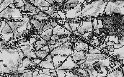 Old map of Shoot Hill in 1899