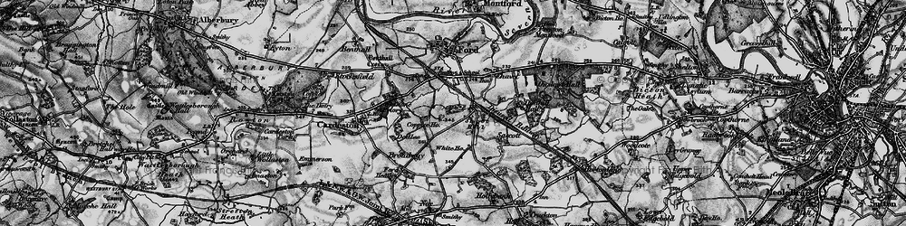 Old map of Shoot Hill in 1899