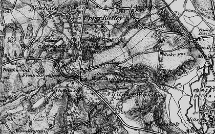 Old map of Shootash in 1895