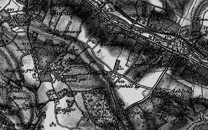 Old map of Shootersway in 1896
