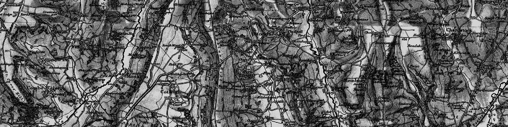 Old map of Shore Bottom in 1898