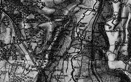 Old map of Shoreham in 1895