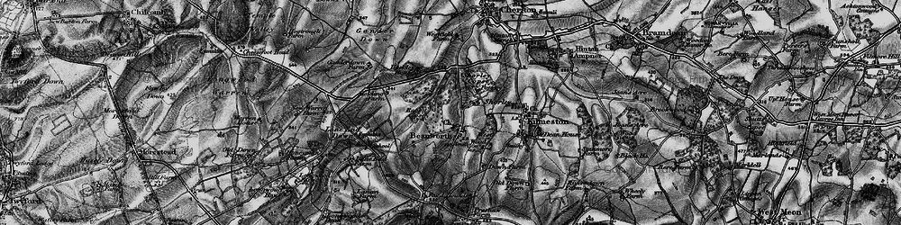 Old map of Shorley in 1895