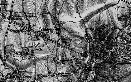 Old map of Shorne West in 1895