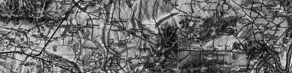 Old map of Shorne West in 1895