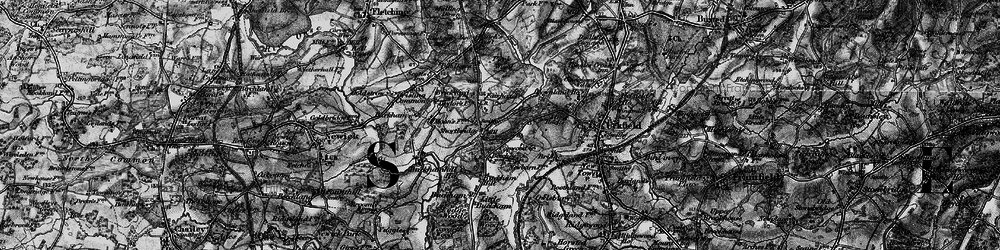 Old map of Shortbridge in 1895