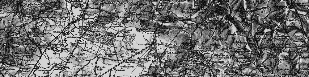 Old map of Shortgate in 1895