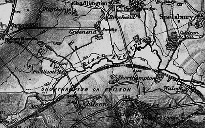 Old map of Shorthampton in 1896