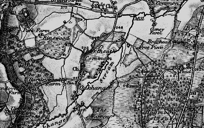 Old map of Binswood in 1895