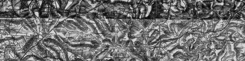 Old map of Shortlanesend in 1895