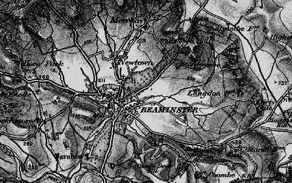 Old map of Shortmoor in 1898