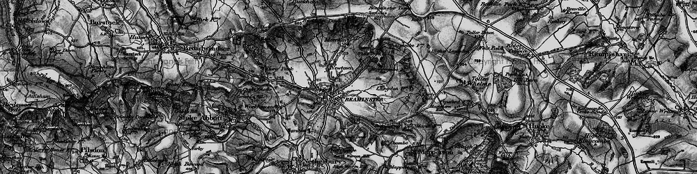 Old map of Shortmoor in 1898