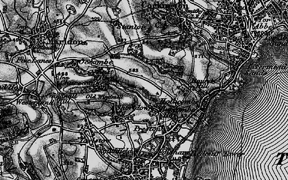 Old map of Shorton in 1898