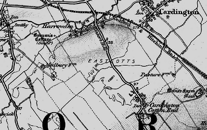 Old map of Shortstown in 1896