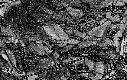 Old map of Shotleyfield in 1898