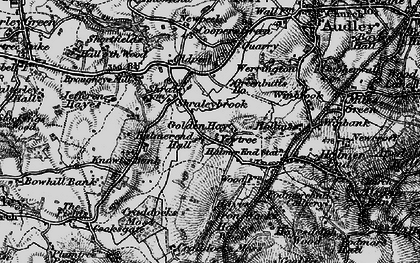 Old map of Shraleybrook in 1897