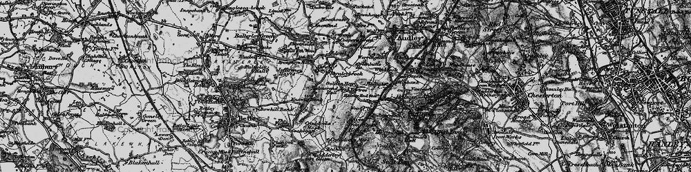 Old map of Shraleybrook in 1897