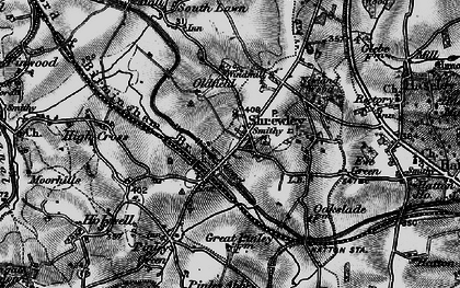 Old map of Shrewley in 1898