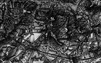 Old map of Wheatsheaf Hotel in 1896