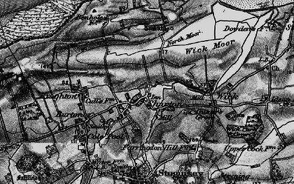 Old map of Shurton in 1898