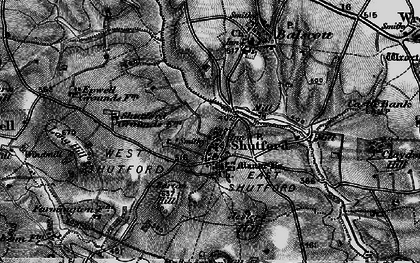 Old map of Alkerton Grounds in 1896