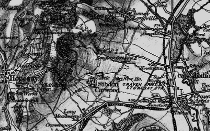 Old map of Sibdon Carwood in 1899