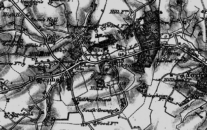 Old map of Sibton in 1898