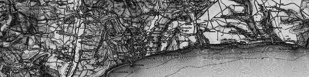 Old map of Sid in 1897