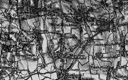 Old map of Sidbrook in 1898